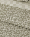 Lora Sage Çift Kişilik Nevresim Takımı 200x220 cm Haki