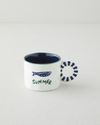 Mariner Blues New Bone China Kupa 260 ml Mavi-yeşil