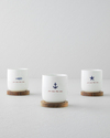 Mariner Sun Stoneware 6 Parça 3 Kişilik Fincan 150 ml Mavi-Kırmızı