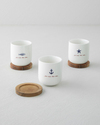 Mariner Sun Stoneware 6 Parça 3 Kişilik Fincan 150 ml Mavi-Kırmızı