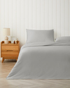 Micell Lyocell Saten King Size Nevresim Takımı 240x220 cm Açık Gri