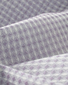Modern Grid Çift Kişilik Pike 180x220 cm Lila