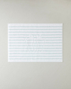 Mono Stripe Pamuk Ayak Havlusu 50x70 cm Beyaz - Yeşil