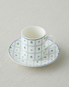 Nautica New Bone China 4 Parça 2 Kişilik Kahve Fincan Takımı 80 ml Mavi