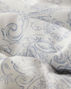 Paisley Touch Kolay Ütülenir Tek Kişilik Nevresim Seti 160x220 cm Mavi