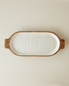 Perla Mango Sunumluk 42x18x5 cm Krem