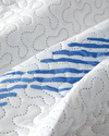 Pesca Wave  Çift Kişilik Çok Amaçlı Örtü 200x220 cm Mavi