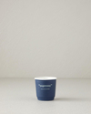 Phoebe New Bone China 2 Parça 2 Kişilik Espresso Fincan 90 ml Lacivert - Krem