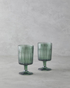 Plantopia Cam 2'li Kadeh 370 ml Yeşil