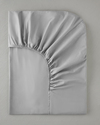 Pure Pamuklu Tek Kişilik Lastikli Çarşaf 100x200 cm Çakıl Taşı