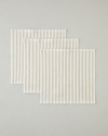 Pure Plaid Pamuk Polyester 3'lü Kurulama Bezi 30x30 cm Bej