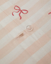 Ribbon Glow Kolay Ütülenir Çift Kişilik Nevresim Seti 200x220 cm Pembe