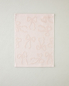 Romance Ribbon Pamuk Jakarlı El Havlusu 30x40 cm Pudra