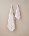 Romance Ribbon Pamuk Jakarlı Yüz Havlusu 50x80 cm Pudra