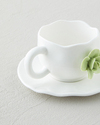 Rosea New Bone China 4 Parça 2 Kişilik Kahve Fincan Takımı 100 ml Pembe - Mint