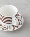 Sedona New Bone China 4 Parça 2 Kişilik Çay Fincanı Takımı 230 ml Kahverengi