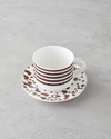 Sedona New Bone China 4 Parça 2 Kişilik Çay Fincanı Takımı 230 ml Kahverengi