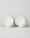 Soft Cloud Stoneware 4 Parça 2 Kişilik Çay Fincanı Takımı 150 ml Açık Pembe