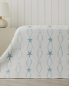 Starfish Çift Kişilik Pike 200x220 cm Mavi