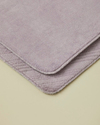 Stripe Line Kaydırmaz Taban Banyo Paspası Seti 60x80 cm + 40x60 cm Lila