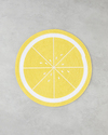 Summer Lemon PP 2'li Amerikan Servis 38 cm Sarı