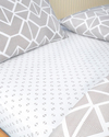 Triweave Kolay Ütülenir Çift Kişilik Nevresim Takımı 200x220 cm Bej