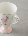 Valentina New Bone China Kupa 300 ml Pembe