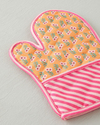 Whispering Petals Polyester 2'li Mutfak Seti 17x30 cm+20x20 cm Pembe - Turuncu