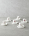 Wisteria New Bone China 12 Parça 6 Kişilik Kahve Fincan Takımı 90 ml Beyaz