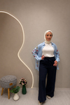 ÇIMALI KREP PANTOLON Laci