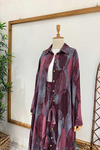 CİRCLE PANTOLON TAKIM Bordo