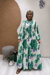 GARDENYA ELBİSE Yeşil
