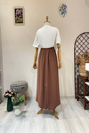 KREP PANTOLON ETEK Camell