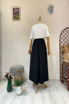 KREP PANTOLON ETEK Siyah