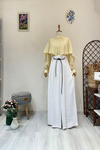 KUŞGÖZÜ PANTOLON Beyaz