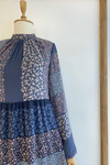 Patchwork Şifon Elbise