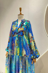 SİMLİ FLOWER VİSKON ELBİSE Saks