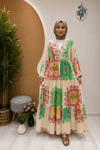 TAŞ DALGA DESEN ELBİSE
