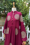 TURA ELBİSE Bordo