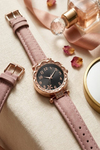 Rose Gold Detaylı Pudra Pembe Kadın Kol Saati