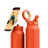 Ringo Pro Pipetli, Telefon Tutuculu Termal Çelik Matara