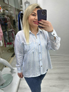 Açık Mavi Desenli Gömlek bb 29689