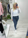 Açık Mavi Desenli Gömlek bb 29689