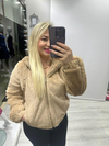 Camel Kısa Peluş Kürk