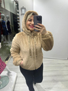 Camel Kısa Peluş Kürk