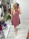 Gülkurusu A Form Kolsuz Elbise 5977 