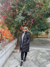 Kadın Puffer Siyah Şişme Mont 