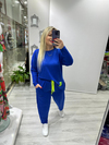 Mavi Arma Detaylı Oversize Takım