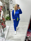 Mavi Arma Detaylı Oversize Takım