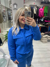 Mavi Wafle Kumaş Ceket Sweat